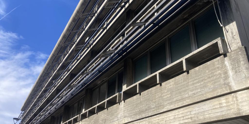 External view of the building of the Department of Internal and Specialty Medicine